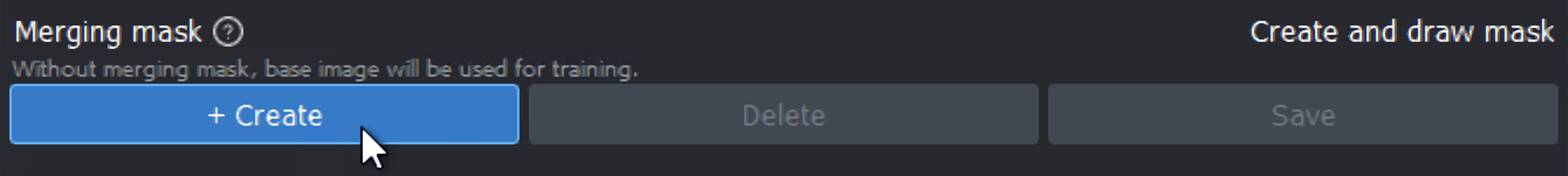 create merging mask
