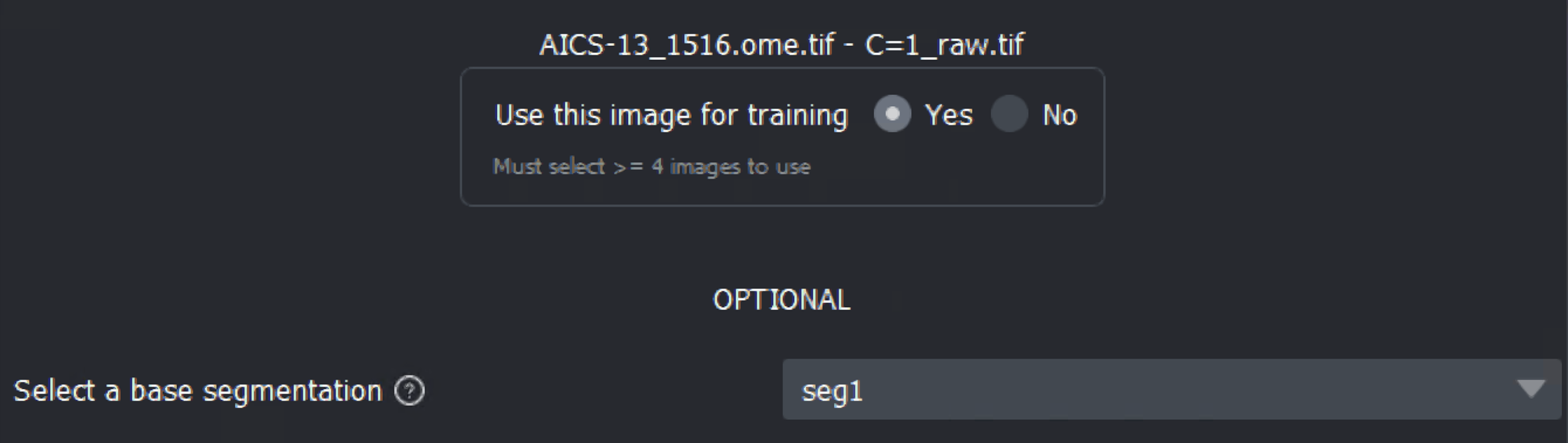 sorting interface